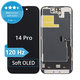Zaslon Soft OLED za iPhone 14 Pro, Dodirni ekran s okvirom, DIAGNOSTIC