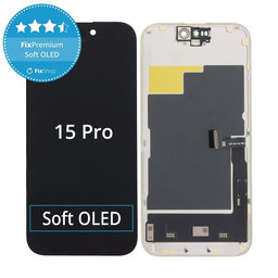 Apple iPhone 15 Pro - LCD zaslon + zaslon osjetljiv na dodir + okvir Soft OLED FixPremium JCID