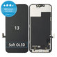 Zaslon Soft OLED za iPhone 13, Dodirni ekran s okvirom, DIAGNOSTIC