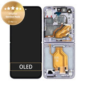 Xiaomi Mix Flip 2405CPX3DC - LCD zaslon + zaslon osjetljiv na dodir + okvir (Purple) - 560003000N800 Genuine Service Pack