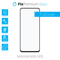 FixPremium FullCover Glass - Kaljeno Staklo za Motorola Moto G05