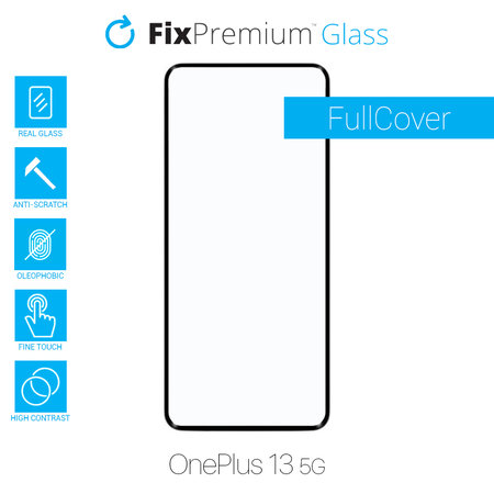 FixPremium FullCover Glass - Kaljeno Staklo za OnePlus 13 5G CPH2655