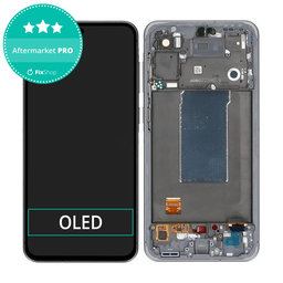 Samsung Galaxy A56 A566E - LCD zaslon + zaslon osjetljiv na dodir + okvir (Awesome Graphite) OLED
