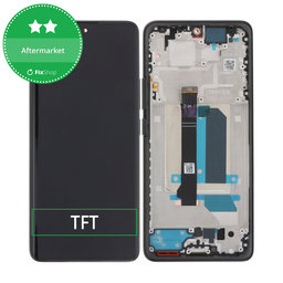 Xiaomi Redmi Note 14 Pro+ 5G 24094RAD4G - LCD zaslon + zaslon osjetljiv na dodir + okvir (Midnight Black) TFT