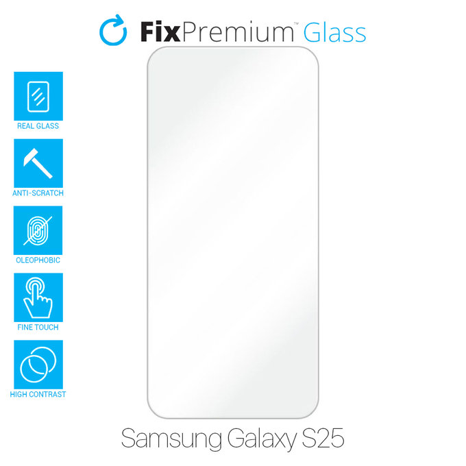 FixPremium Glass - Kaljeno Staklo za Samsung Galaxy S25
