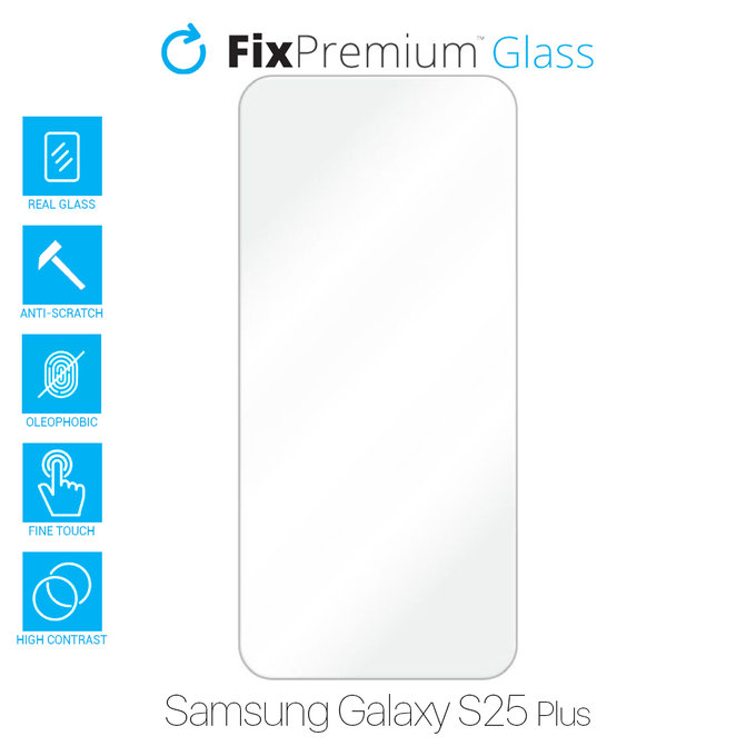 FixPremium Glass - Kaljeno Staklo za Samsung Galaxy S25 Plus