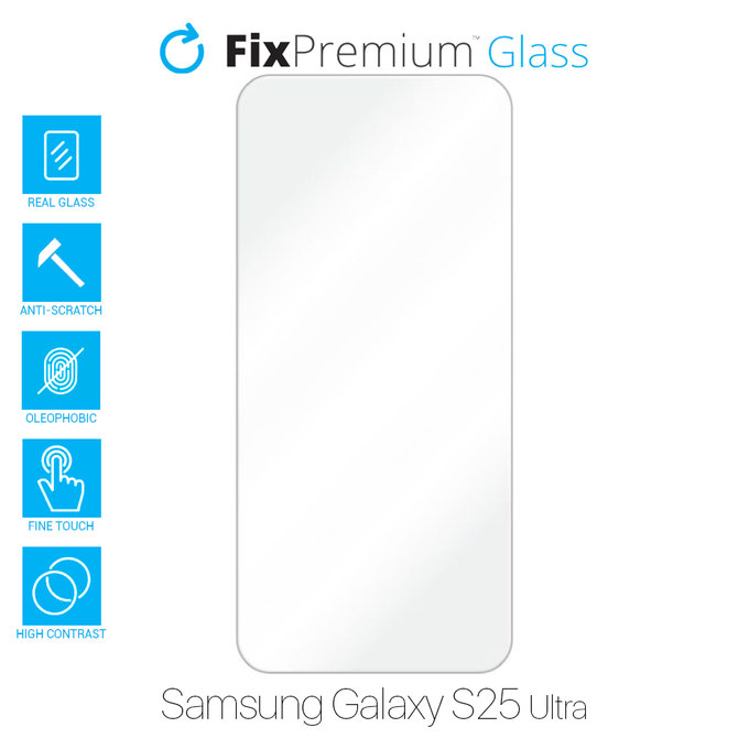 FixPremium Glass - Kaljeno Staklo za Samsung Galaxy S25 Ultra