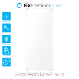 FixPremium Glass - Kaljeno Staklo za Xiaomi Redmi Note 14 Pro 4G 24116RACCG