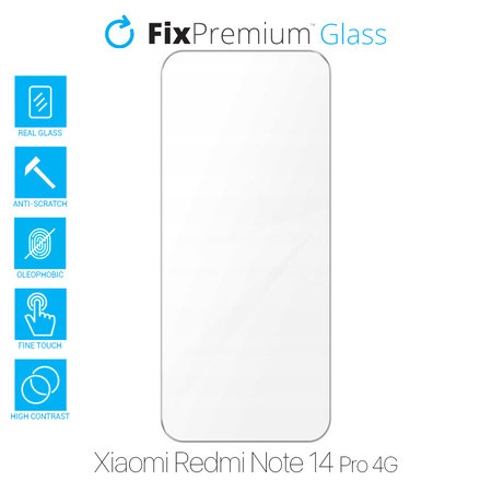 FixPremium Glass - Kaljeno Staklo za Xiaomi Redmi Note 14 Pro 4G 24116RACCG