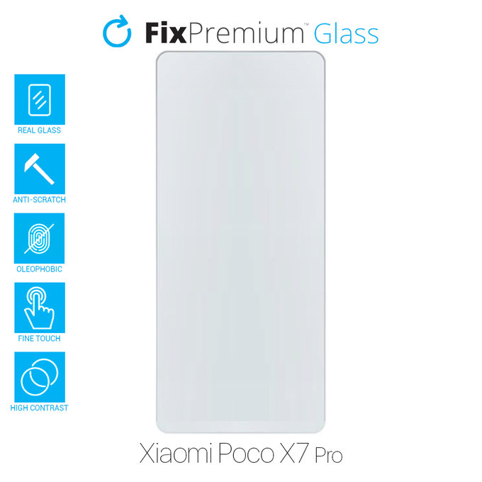 FixPremium Glass - Kaljeno Staklo za Xiaomi Poco X7 Pro 2412DPC0AG