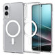 Spigen - Maska Ultra Hybrid s MagSafe za Samsung Galaxy S25 Edge, bijela