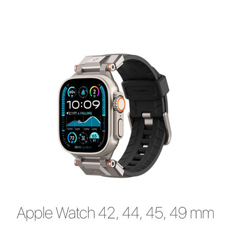 Spigen - Remen Durapro Armor za Apple Watch (42, 44, 45, 49mm), siva