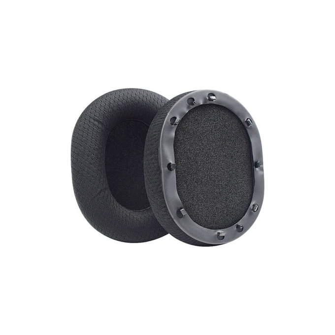 Zamjenski jastučići za uši za Razer BlackShark, Memorijska pjena + Tekstilni, Crne, Hladni gel, 1 Par