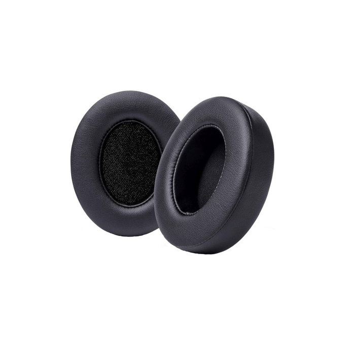 Zamjenski jastučići za uši za Beats Studio 2, 3, Memorijska pjena + PU koža, Crne, 1 Par