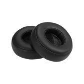 Zamjenski jastučići za uši za Beats Pro, Memorijska pjena + PU Koža, Crne, 1 Par