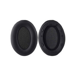 Zamjenski jastučići za uši za Sony WH-1000XM3, Memorijska pjena + PU koža, Crne, 1 Par