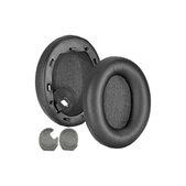 Zamjenski jastučići za uši za Sony WH-1000XM4, Memorijska pjena + PU Koža, Crne, 1 Par