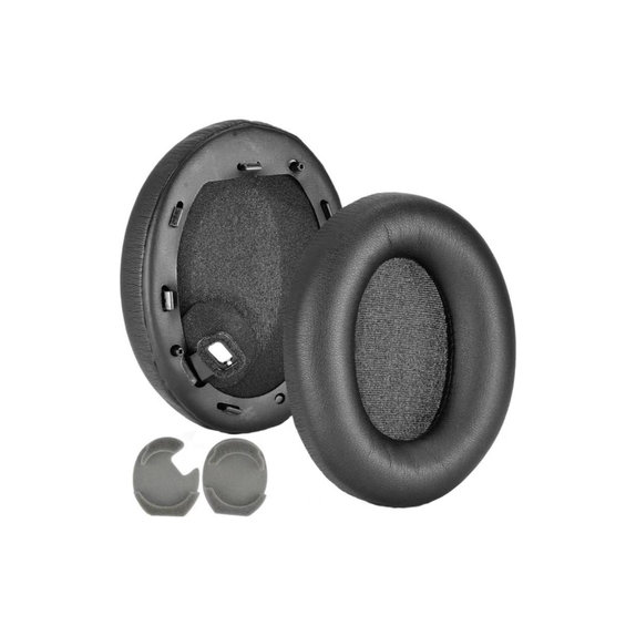 Zamjenski jastučići za uši za Sony WH-1000XM4, Memorijska pjena + PU Koža, Crne, 1 Par