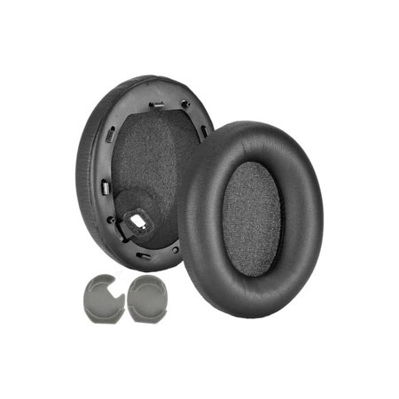 Zamjenski jastučići za uši za Sony WH-1000XM4, Memorijska pjena + PU Koža, Crne, 1 Par