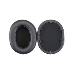 Zamjenski jastučići za uši za Sony WH-1000XM5, Memorijska pjena + PU Koža, Crne, 1 Par