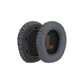 Zamjenski jastučići za uši za JBL Quantum 100, Memorijska pjena + PU Koža, Tamno siva, 1 Par