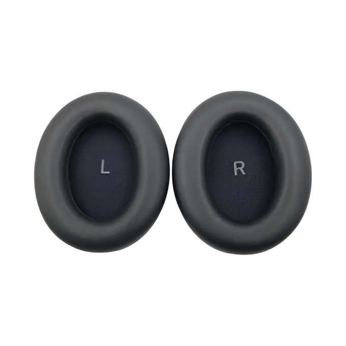 Zamjenski jastučići za uši za Sennheiser Momentum 4.0, Memorijska pjena + PU Koža, Crne, 1 Par