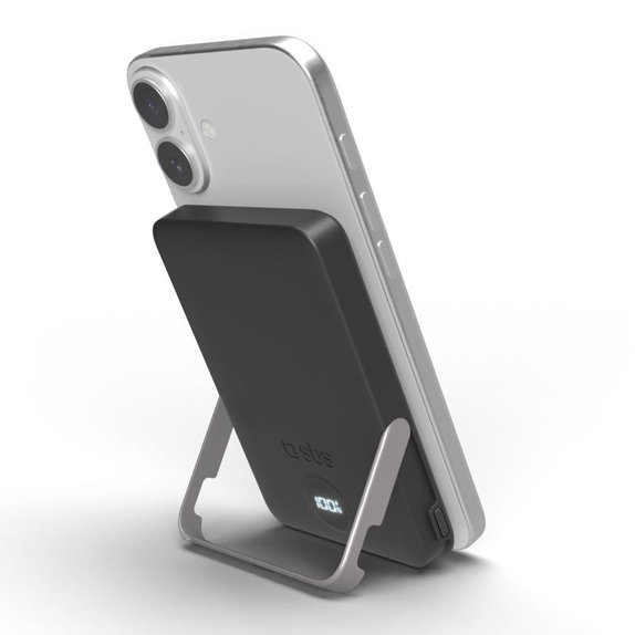 SBS - PowerBank 5000mAh, 20W, Power Delivery, Mag Stand, crna