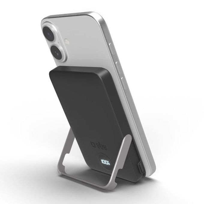 SBS - PowerBank 5000mAh, 20W, Power Delivery, Mag Stand, crna