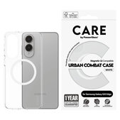 Maska Urban Combat s bijelim QI za Samsung Galaxy S25 Edge, Prozirna, PanzerGlass