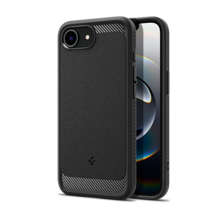 Spigen - Maska Rugged Armor s MagSafe za iPhone 16e, Matte Black