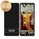 Honor Magic7 Lite - LCD zaslon + zaslon osjetljiv na dodir + okvir (Jade Cyan) - 0235AMMN Genuine Service Pack
