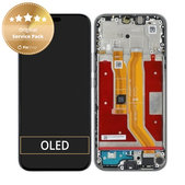 Honor 400 Lite - LCD zaslon + zaslon osjetljiv na dodir + okvir (Velvet Grey) - 0235ANTG Genuine Service Pack