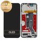 Honor 400 - LCD zaslon + zaslon osjetljiv na dodir + okvir (Meteor Silver) - 0235APNS Genuine Service Pack