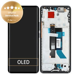 Xiaomi Poco X7 24095PCADG - LCD zaslon + zaslon osjetljiv na dodir + okvir (Black) - 5600010O16P00 Genuine Service Pack