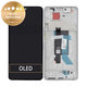Xiaomi Poco X7 24095PCADG - LCD zaslon + zaslon osjetljiv na dodir + okvir (Silver) - 5600030O16P00 Genuine Service Pack