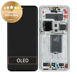 Xiaomi 15 Ultra 5G - LCD zaslon + zaslon osjetljiv na dodir + okvir (Silver White) - 560005000O100 Genuine Service Pack