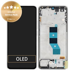 Xiaomi Poco M7 Pro 5G - LCD zaslon + zaslon osjetljiv na dodir + okvir (Silver) - 5600070O17P00 Genuine Service Pack