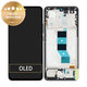 Xiaomi Redmi Note 14 5G 24094RAD4G - LCD zaslon + zaslon osjetljiv na dodir + okvir (Midnight Black) - 56002000O1700 Genuine Service Pack