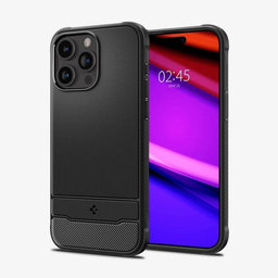 Spigen - Maska Rugged Armor s MagSafe za iPhone 15 Pro Max, Matte Black