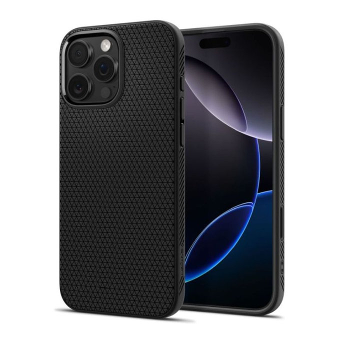 Spigen - Maska Liquid Air "T" s MagSafe za iPhone 16 Pro, Matte Black