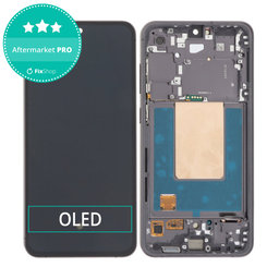 Samsung Galaxy S24 FE S721B - LCD zaslon + zaslon osjetljiv na dodir + okvir (Graphite) OLED