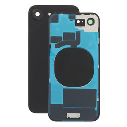 Apple iPhone 16e - Stražnje staklo kućišta + staklo kamere (Black)