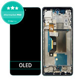Motorola Edge 60 Fusion - LCD zaslon + zaslon osjetljiv na dodir + okvir (Amazonite) OLED