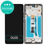 Motorola Moto G75 5G XT2437-2 - LCD zaslon + zaslon osjetljiv na dodir + okvir (Black) TFT