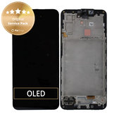 Samsung Galaxy A17 A176B - LCD zaslon + zaslon osjetljiv na dodir + okvir (Black) - GH82-38045A Genuine Service Pack