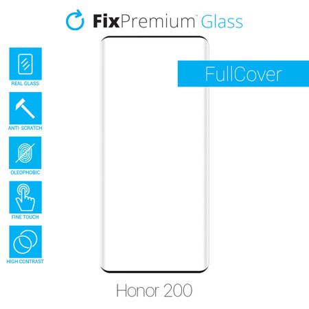 FixPremium FullCover Glass - Kaljeno staklo za Honor 200