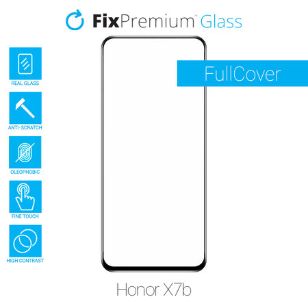 FixPremium FullCover Glass - Kaljeno staklo za Honor X7b