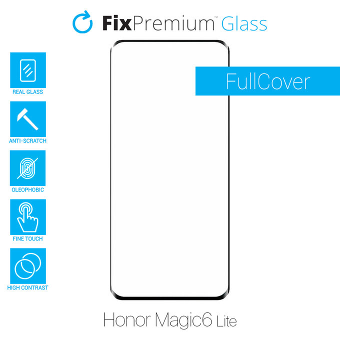 FixPremium FullCover Glass - Kaljeno staklo za Honor Magic6 Lite