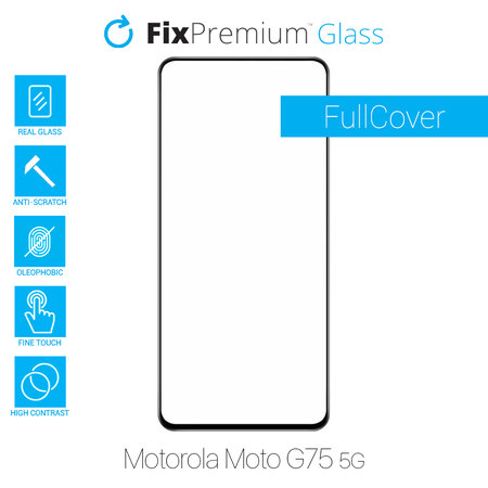 FixPremium FullCover Glass - Kaljeno staklo za Motorola Moto G75 5G XT2437