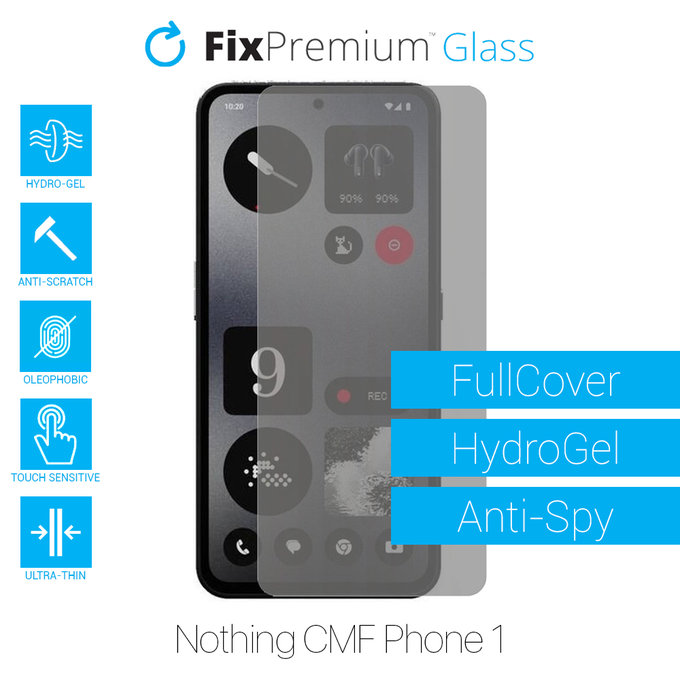 FixPremium HydroGel Anti-Spy - Zaštita ekrana za Nothing CMF Phone 1